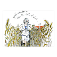 Upon The Fields Of Wheat (Print Only)