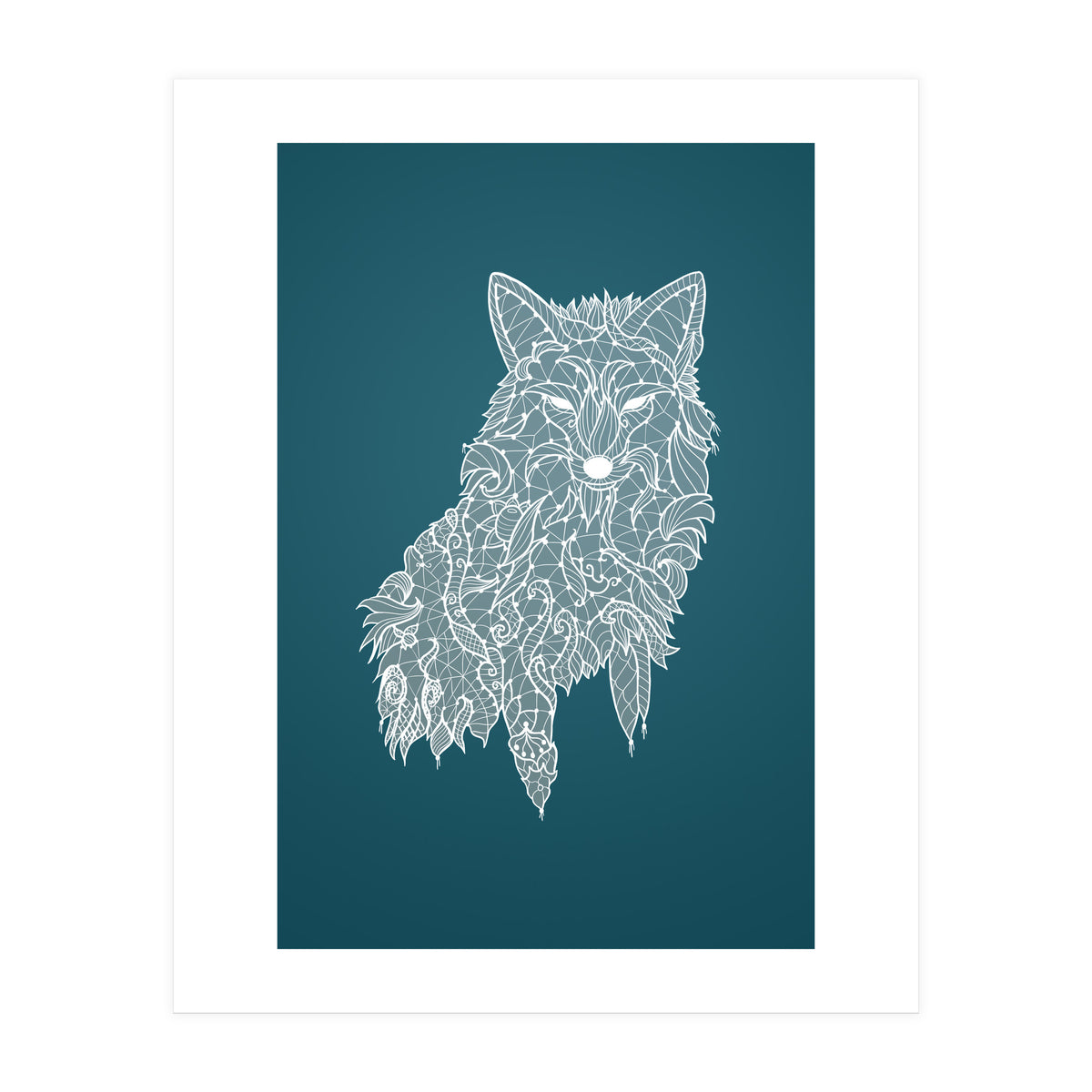 Lace Fox (Print Only)