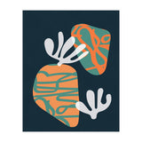 Retro Botanical Abstract Geometric Art (Print Only) thumbnail