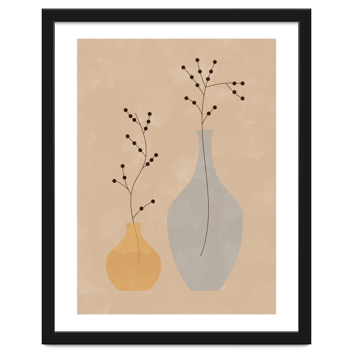 Mid Century Boho Pottery