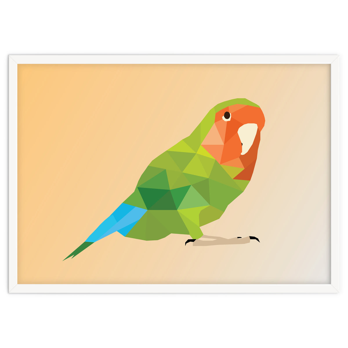 Parrot Low Poly Art