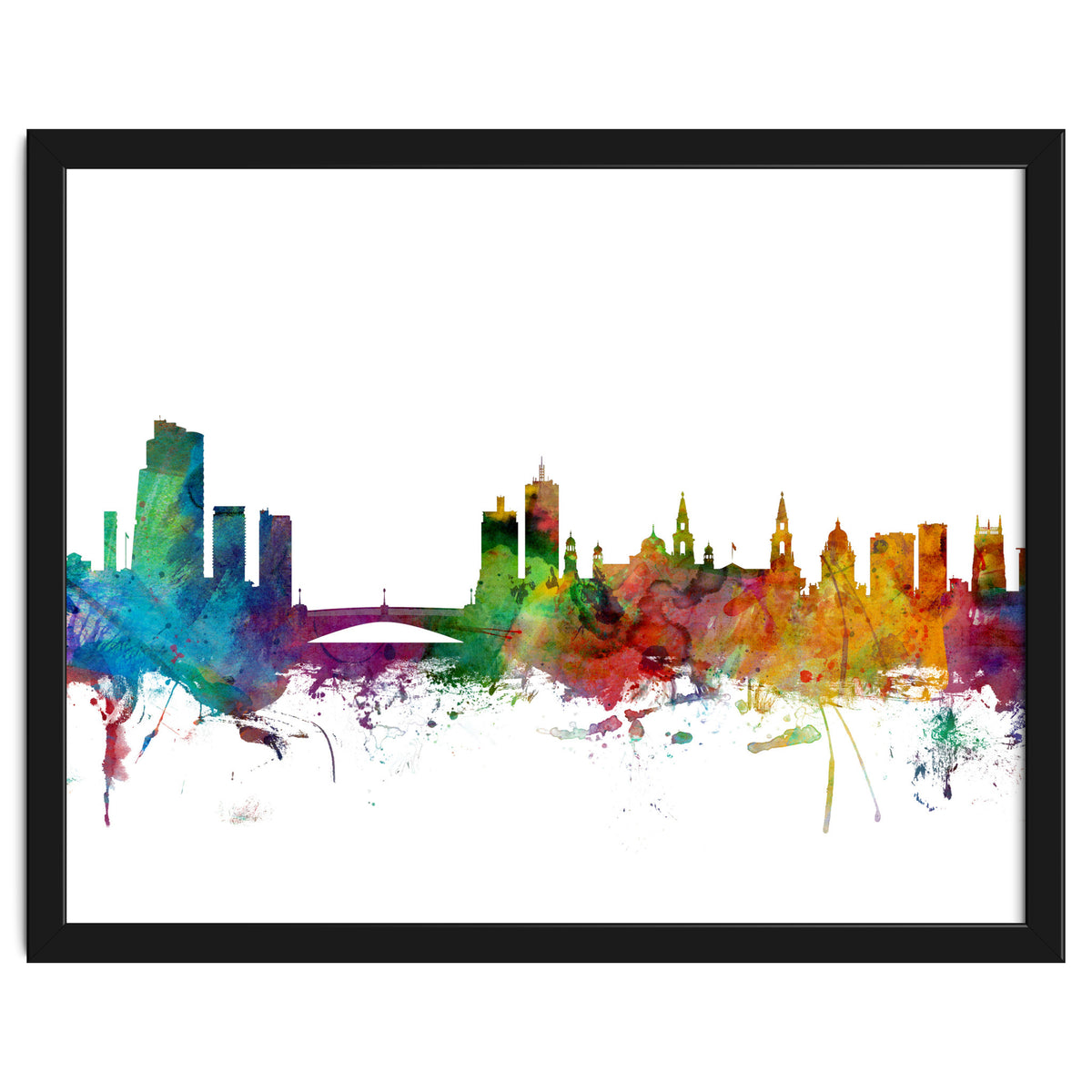 Leeds England Skyline