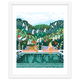Chilling by the pool with my leopard Tropical Jungle Nature Wildlife Bohemian Morocco Travel thumbnail