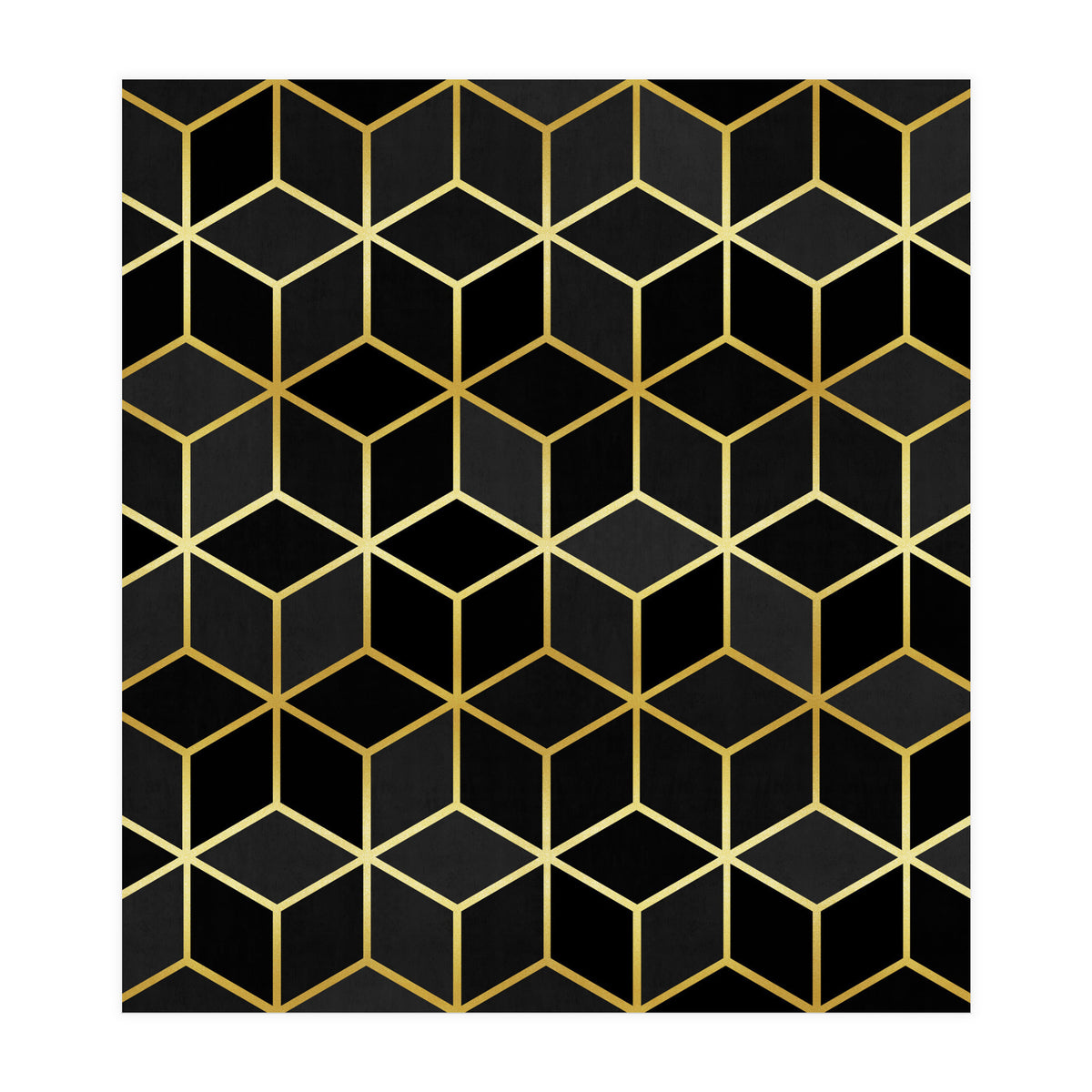 Colorful and golden pattern IV (Print Only)