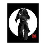 cute dog in white (Print Only) thumbnail