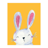 Woodland Bunny On Mustard (Print Only) thumbnail