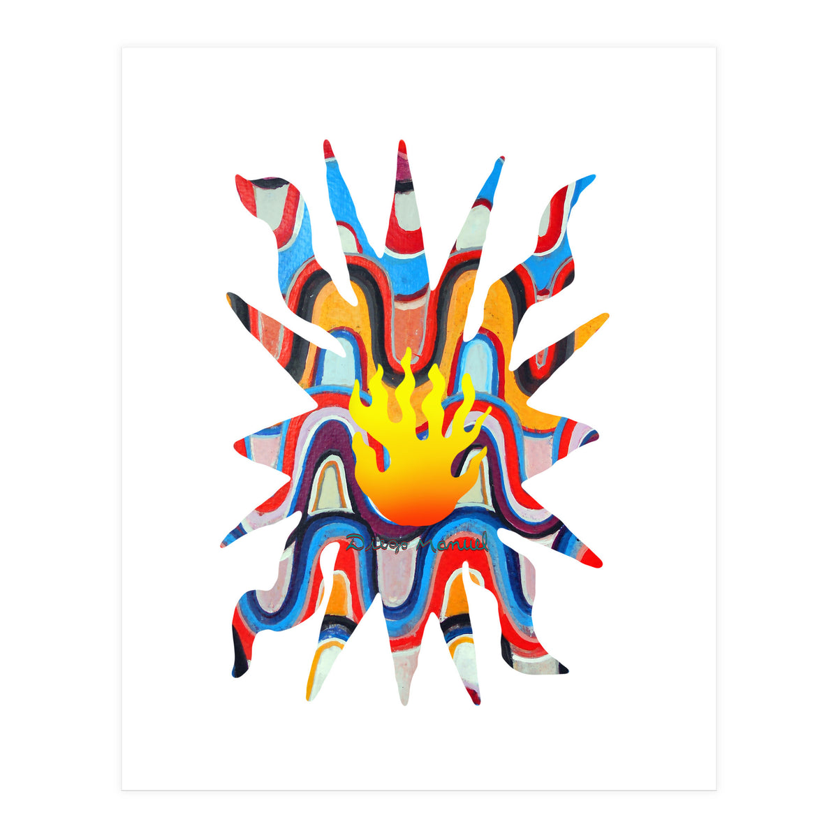 Fuego 34 Copia (Print Only)