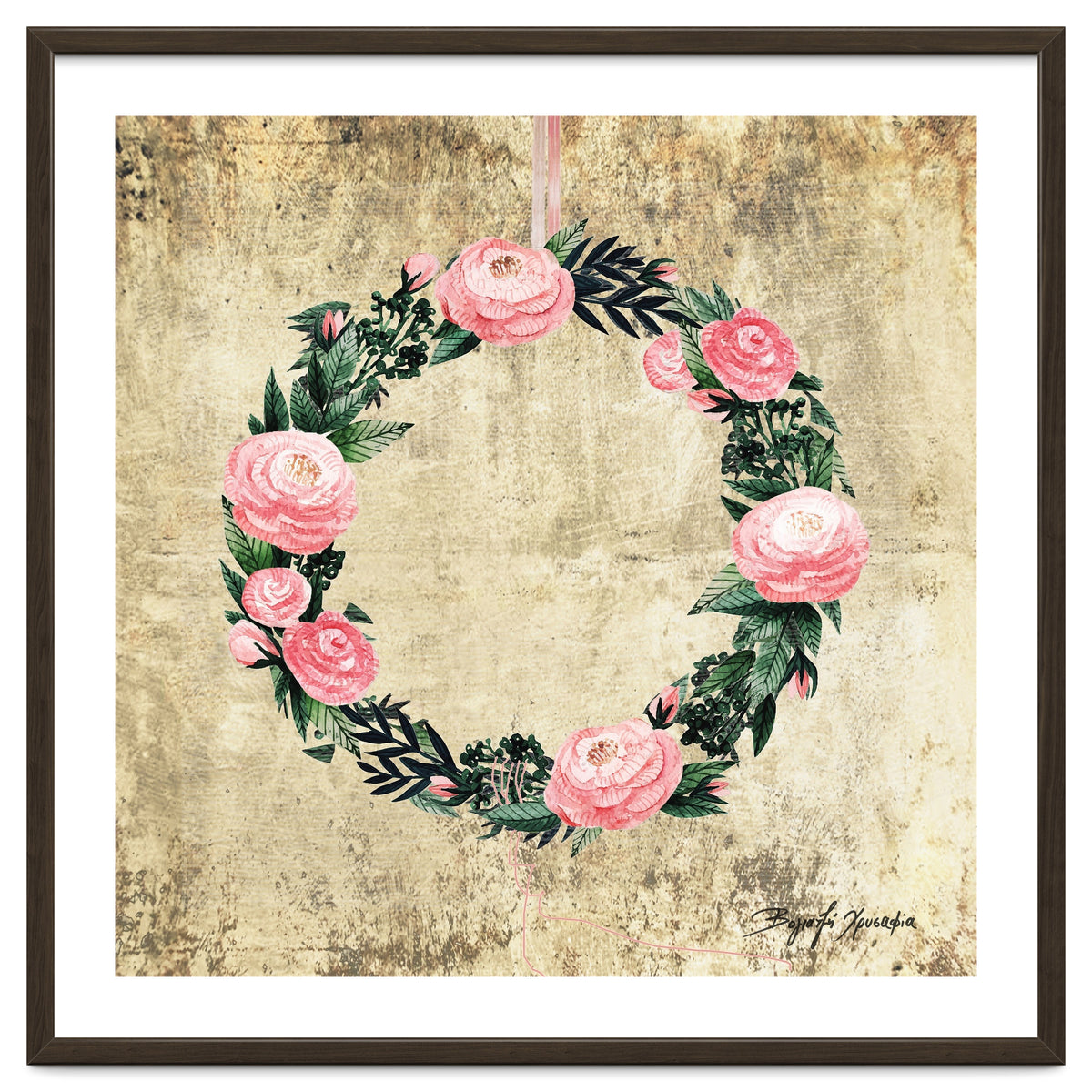 Wreath #Rose Flowers #Royal collection