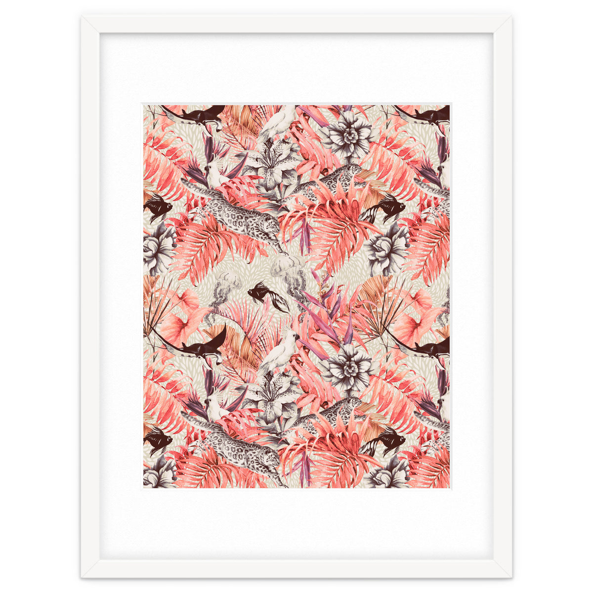 Tropical paradise pink