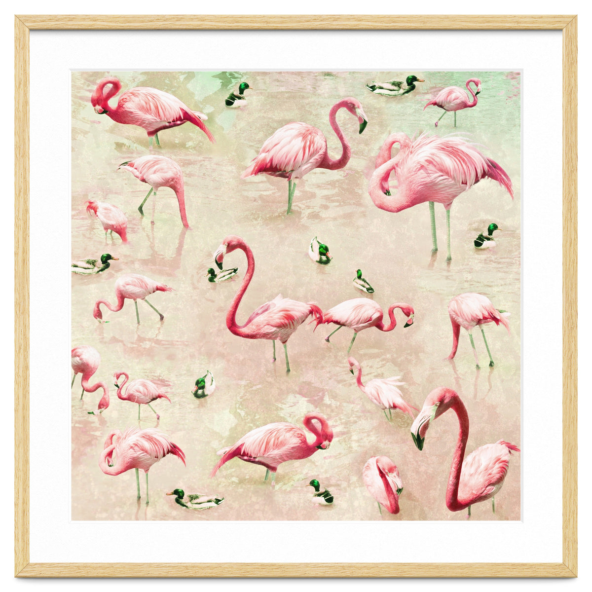 Flamingos Vintage Pink