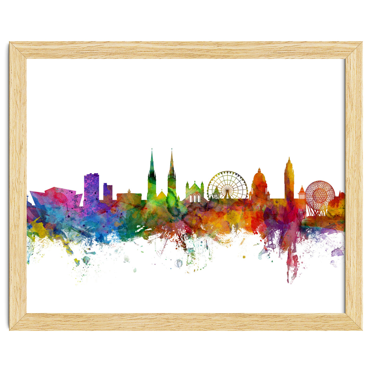 Belfast Northern Ireland Skyline