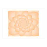 Pastel Colors Flower Pattern Set Orange (Print Only) thumbnail