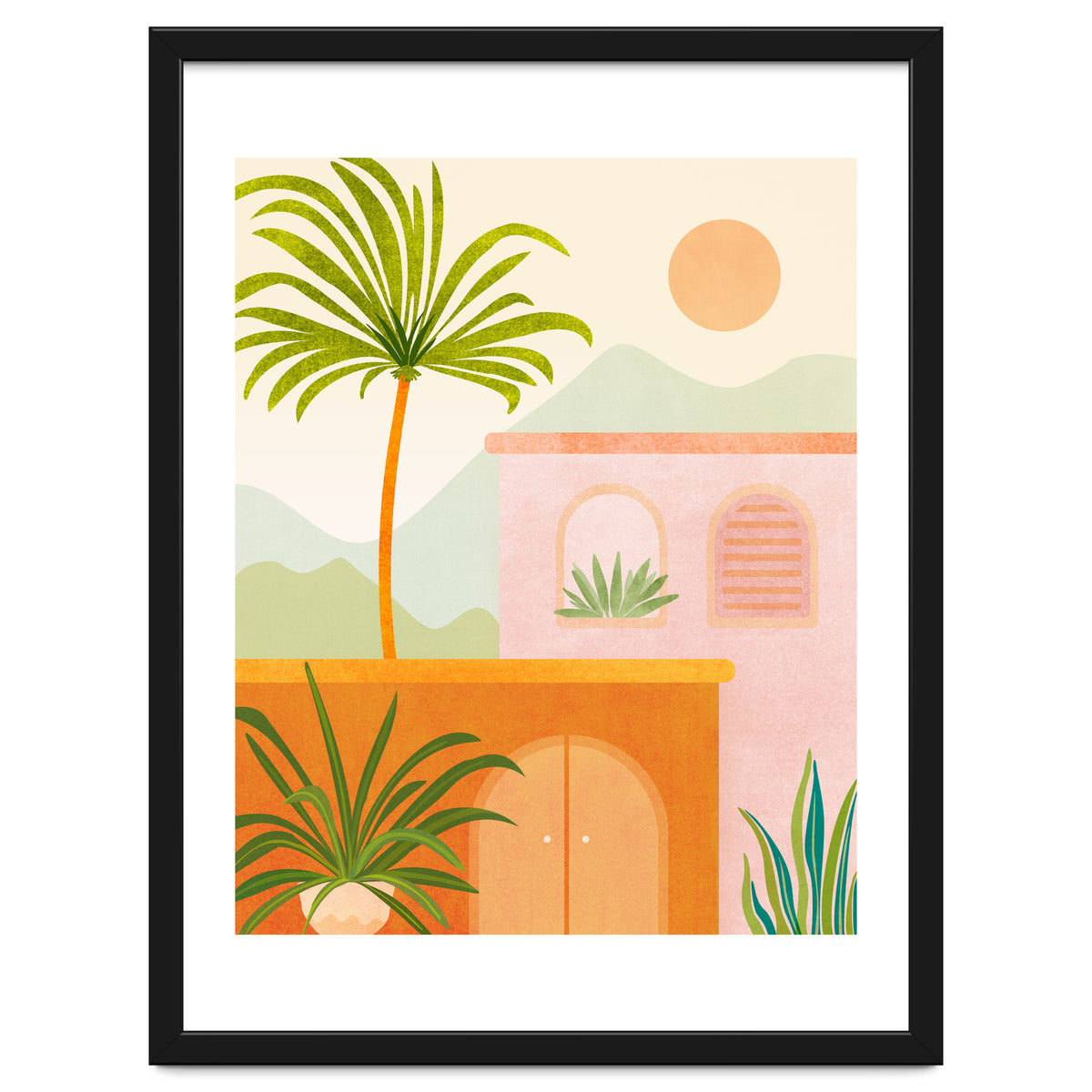 Tropical Mountain Village