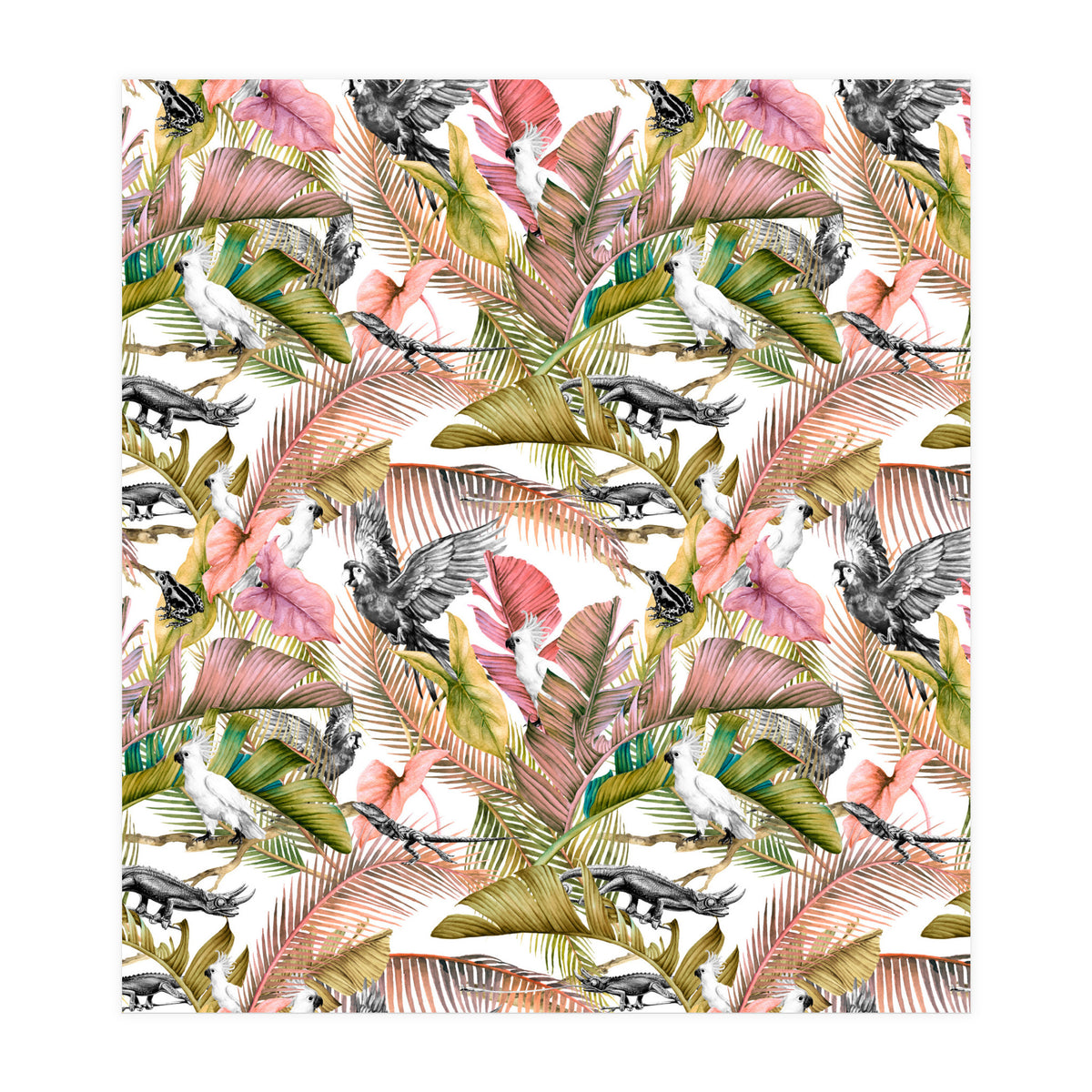 Paradise in the pink jungle (Print Only)