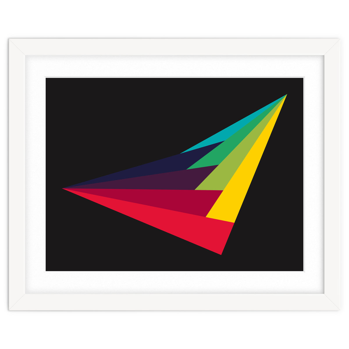 Geometric Shapes No. 40 - rainbow