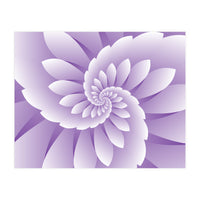 Abstract Purple Floral  (Print Only)