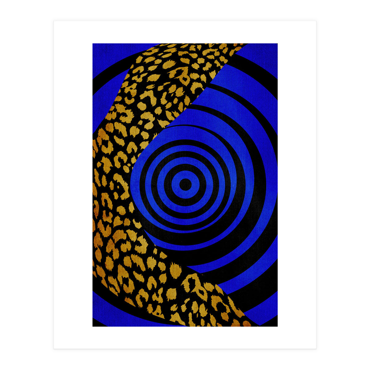 Fun Blue TIGER 2 (Print Only)