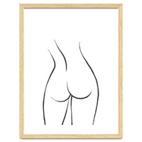 Female butt line