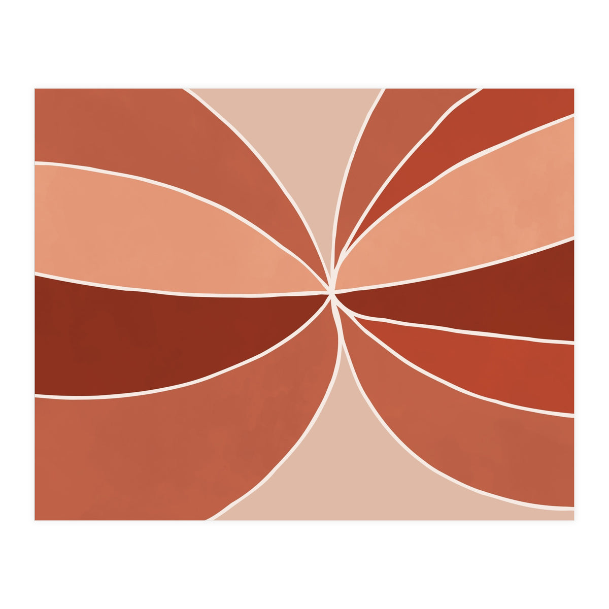 Boho Earth Tones Lines (Print Only)