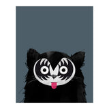 Doozal Cat Kiss (Print Only) thumbnail