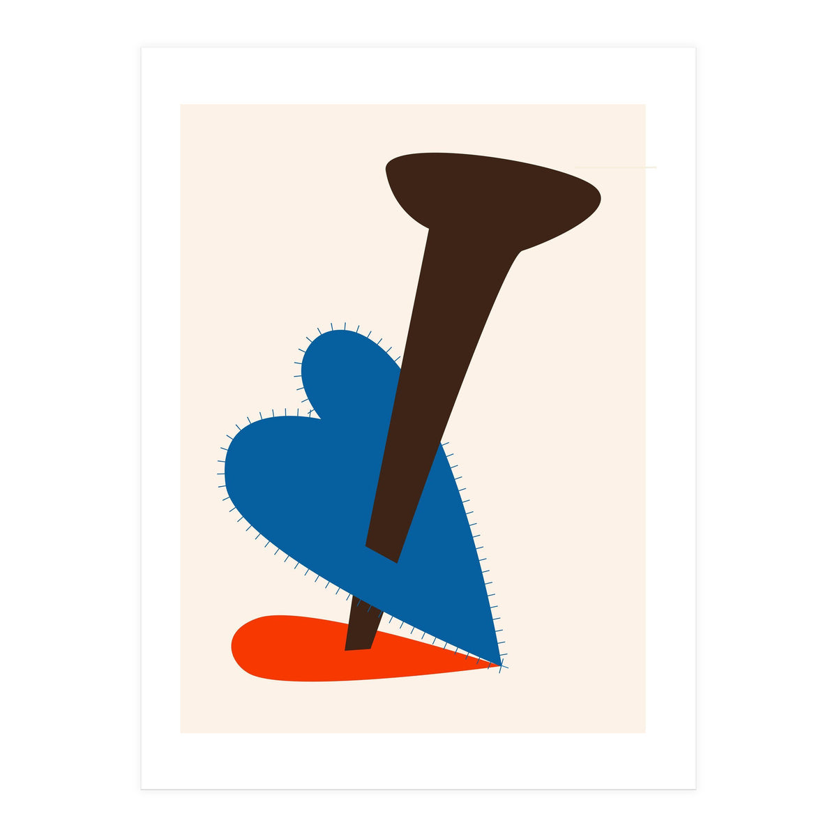 Blue Heart (Print Only)