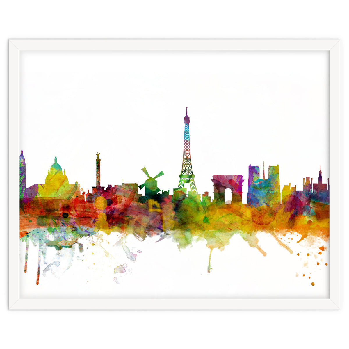 Paris France Skyline