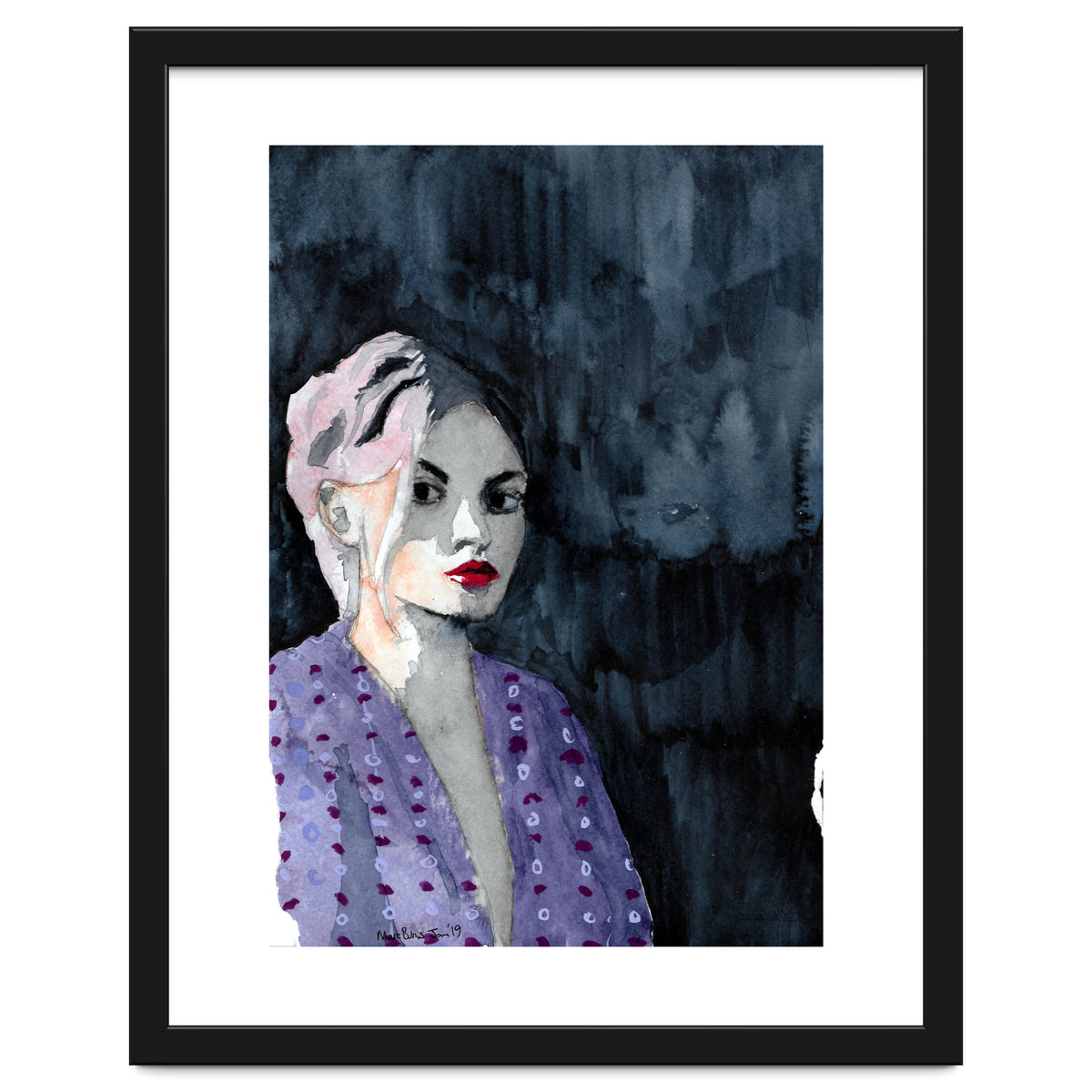 Untitled #25 - Woman in purple