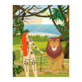 Tattooed Girl with Lion (Print Only) thumbnail