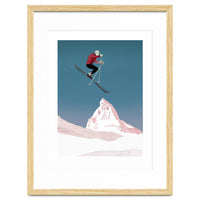 Mountain Love Skier
