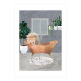 Lux Lion in a copper bath (Print Only) thumbnail