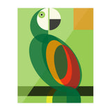 Mid Century Geometric Parrot (Print Only) thumbnail