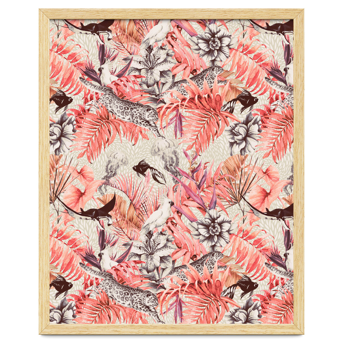 Tropical paradise pink