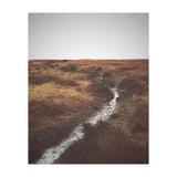 Bleak winter landscape of Saddleworth Moor  (Print Only) thumbnail