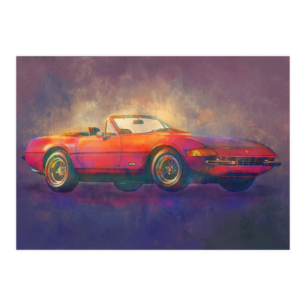 Ferrari 365 GTB 4 Daytona Spyder (Print Only)