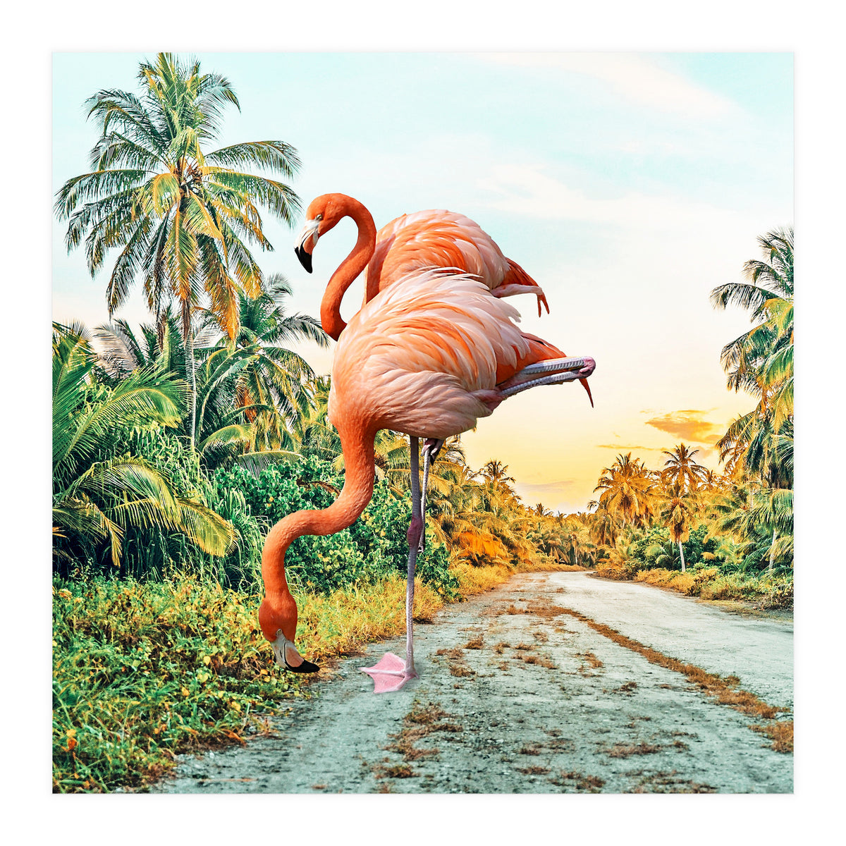 Flamingo Vacay (Print Only)