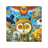 Chaotic and Colorful Fantasy Creatures Art Print (Print Only) thumbnail