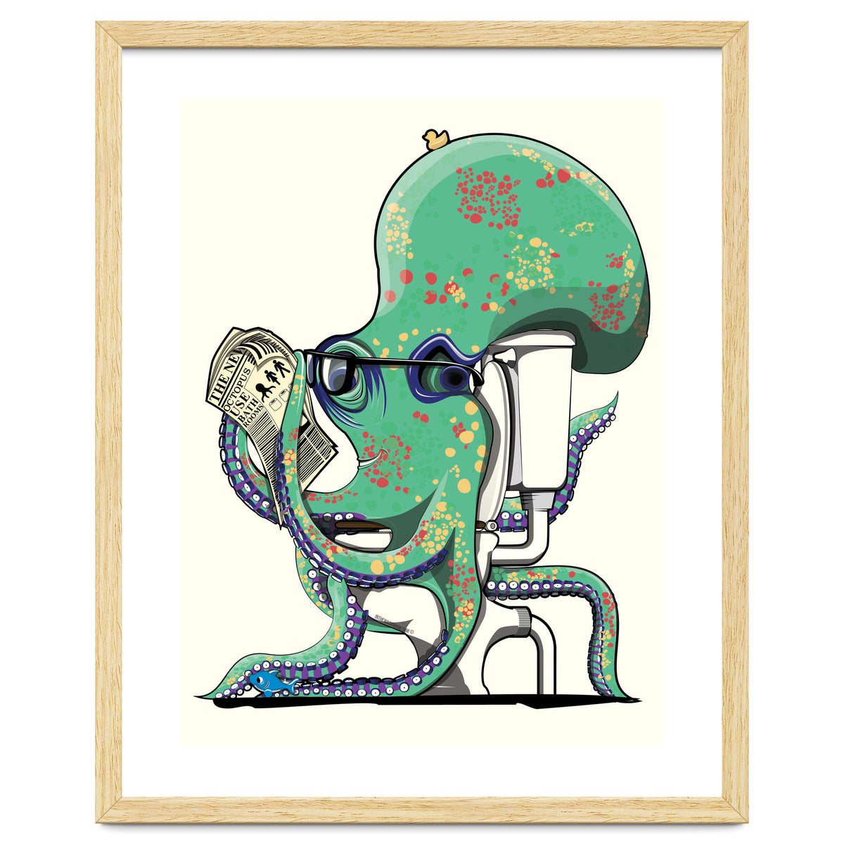 Octopus on the Toilet