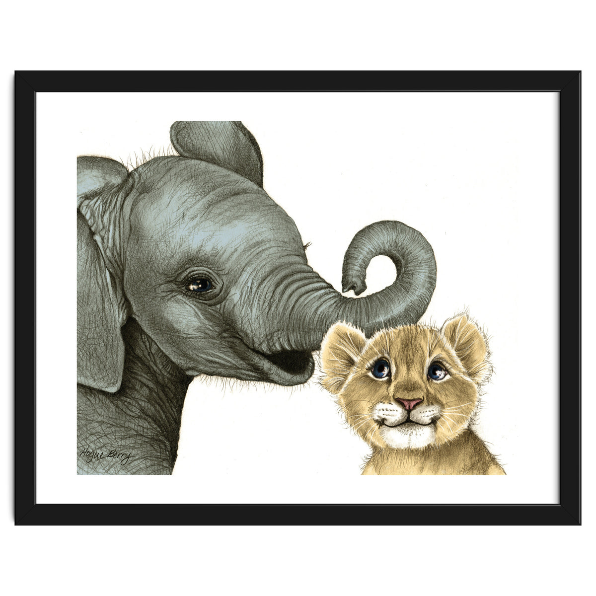 Best Friends, Elephant and Lion