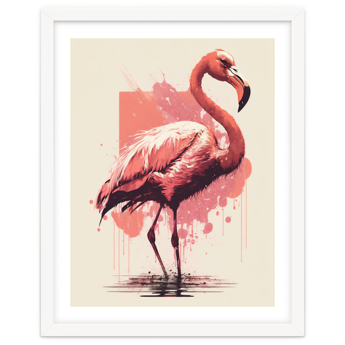 Flamingo Painting