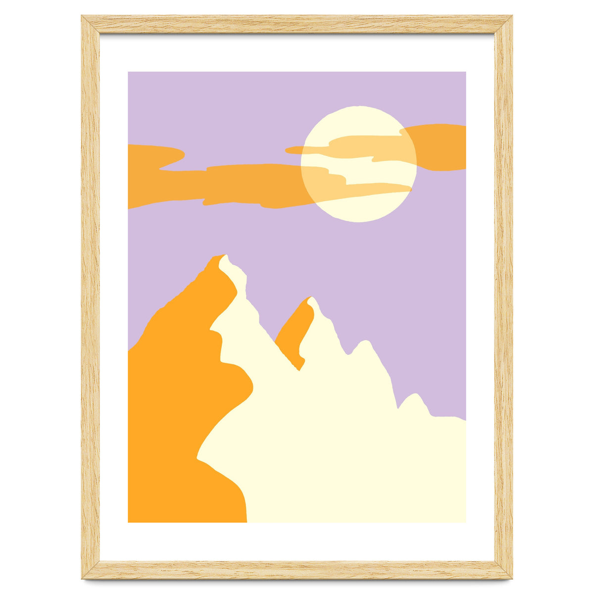 Pastel Minimal Landscape