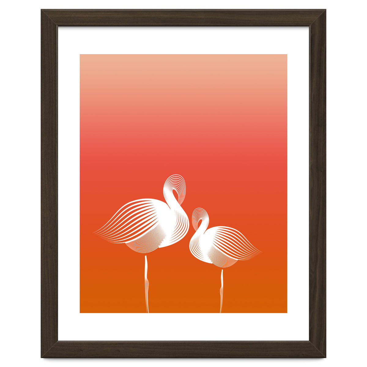 Meditating Flamingos