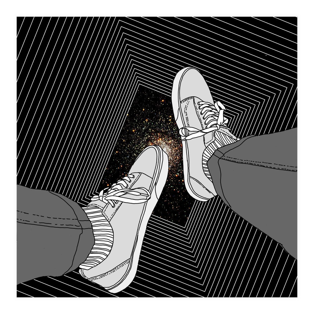 Falling into Abyss (Print Only)