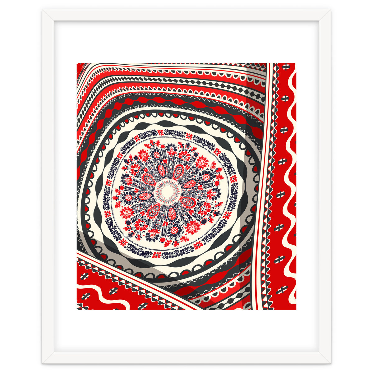 Romanian embroidery background 20