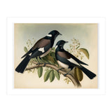 Magpies Vintage Painting (Print Only) thumbnail