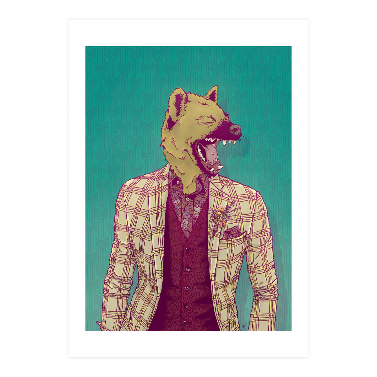 Elwood The Hyena (Print Only)