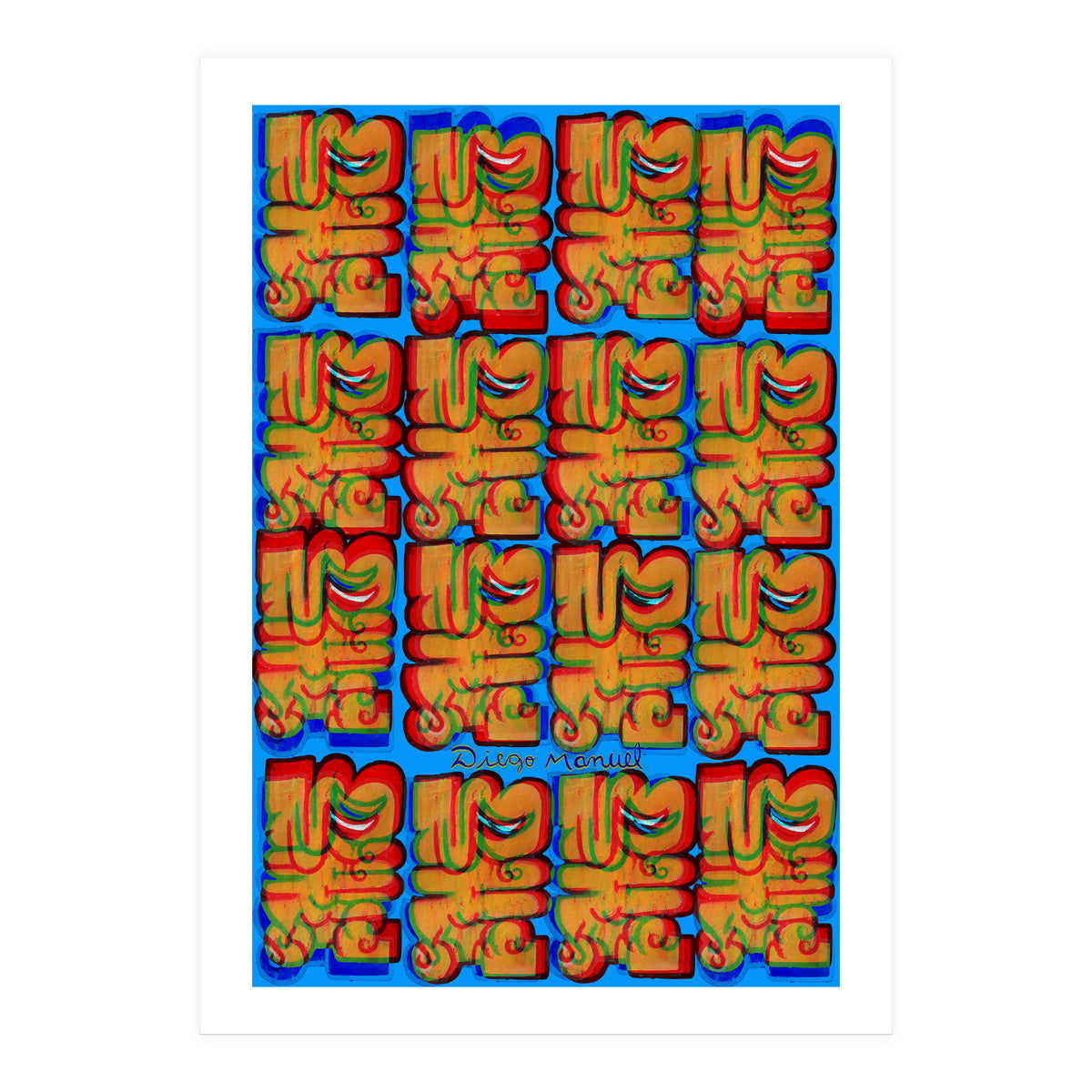 Graffitis 2021 Tapiz 132 (Print Only)