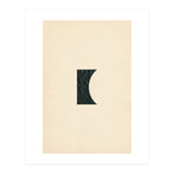 Cut black shape on beige (Print Only) thumbnail