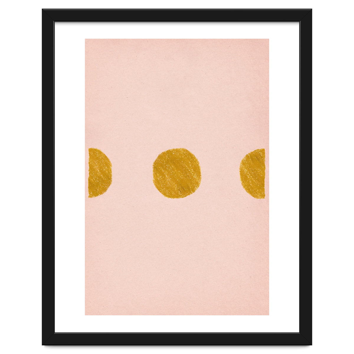 Pink and rust minimalist shapes