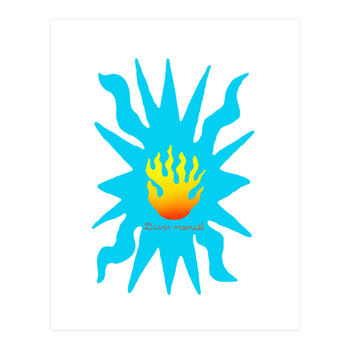 Fuego 43 Copia (Print Only)