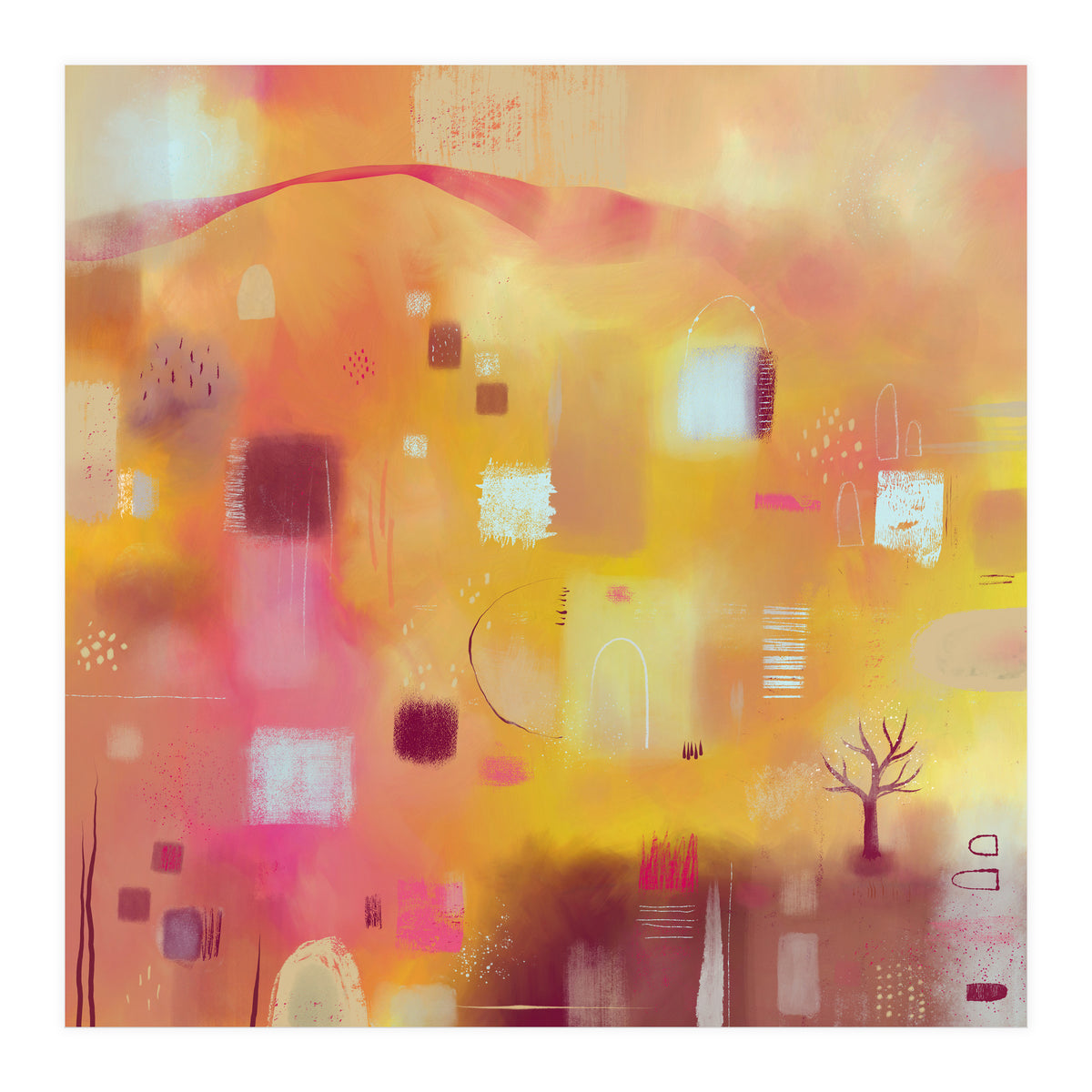 Allotments Near Rochester (Print Only)